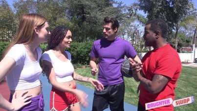 DAUGHTER SWAP-LET'S SWAP OUR BASKETBALL DAUGHTERS-XNXX93.COM