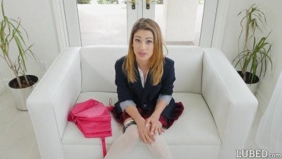 LUBED-OILED SCHOOL GIRL LOOKS BETTER-XNXX93.COM