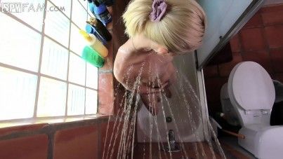 SPYFAM-HIDDEN CAM IN MY STEPSISTER'S SHOWER-XNXX93.COM