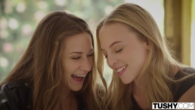 TUSHY-FIRST ANAL THREESOME FOR STUNNING GIRLS-XNXX93.COM