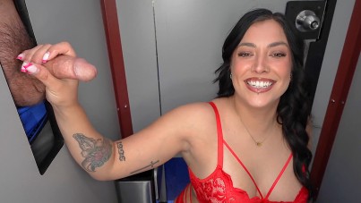 GLORYHOLESWALLOW-SHE'LL TAKE ALL SHAPE AND SIZES, GABBY RAVESS-XNXX93.COM