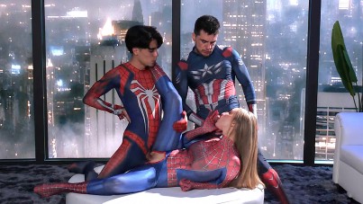 SEXMEX-SPIDER GIRL BANGED BY SUPERHEROES-XNXX93.COM